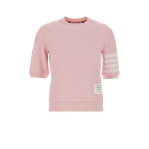 Thom Browne Women Pink Cotton T-Shirt
